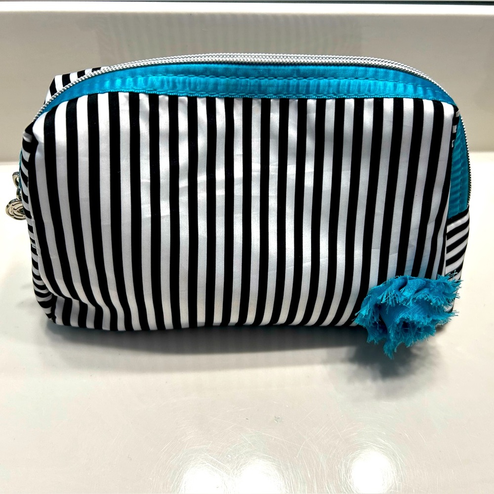 Lancome Striped Cosmetic Bag